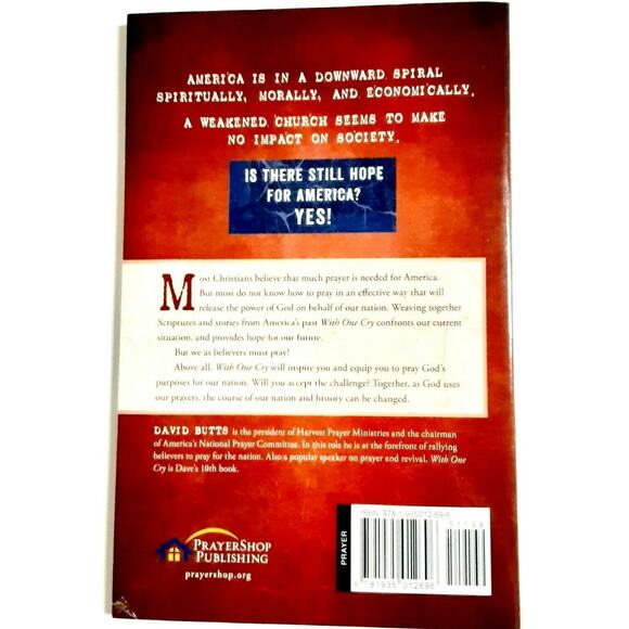 With One Cry Renewed Challenge Pray for America Christian Faith Revival Book - Picture 2 of 6